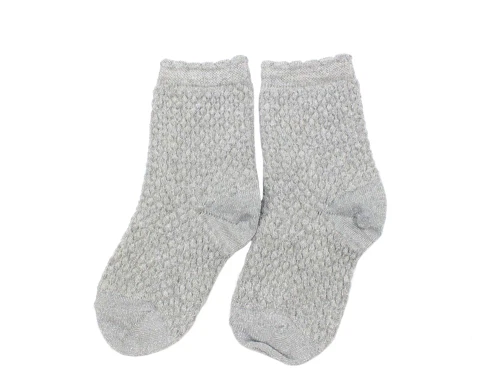 Petit by Sofie Schnoor strømper silver glitter (3-pak)